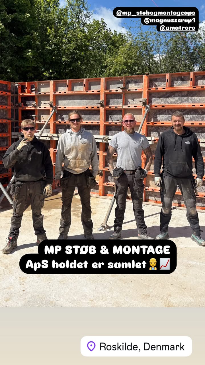 MP Støb & Montage holdet